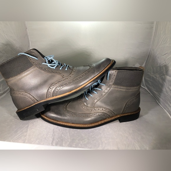 Original Penguin WT Brogue Boot Charcoal.Mens 9, Womens 11 - Picture 7 of 8